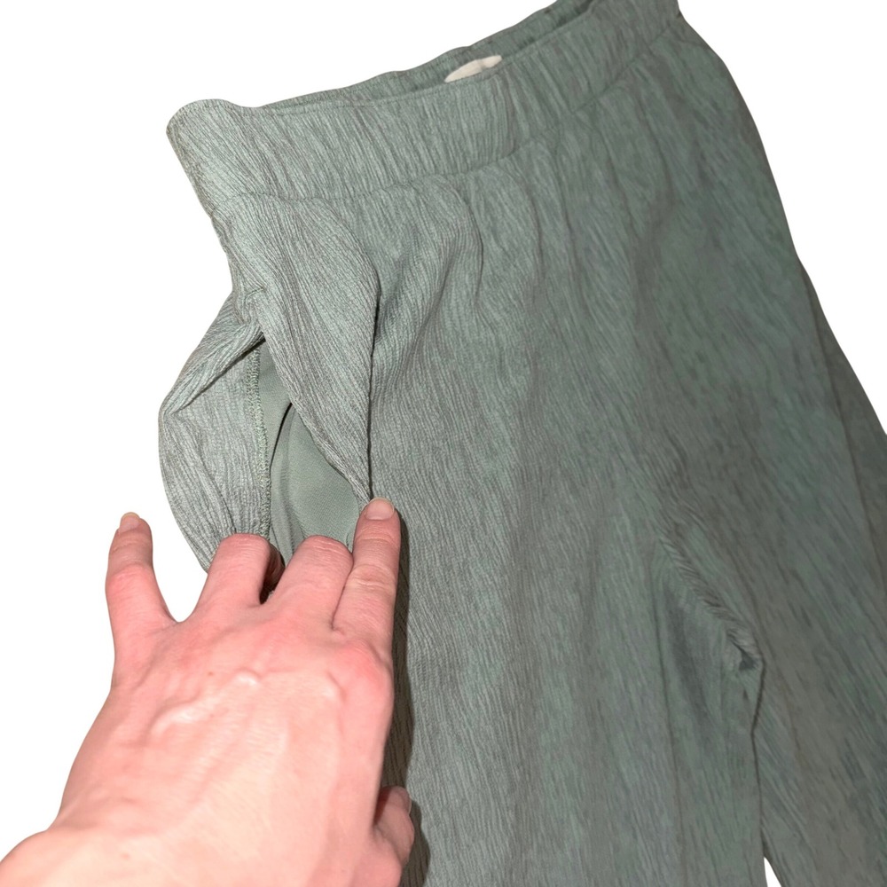 Abercrombie & Fitch Women's Wide Leg Pull On Pants Sage Green Size Small - Picture 4 of 7